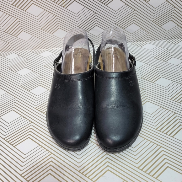 Rohde Women's Naturform Black Natural Shape Clogs Mules Slip On Size 41. - Picture 2 of 10